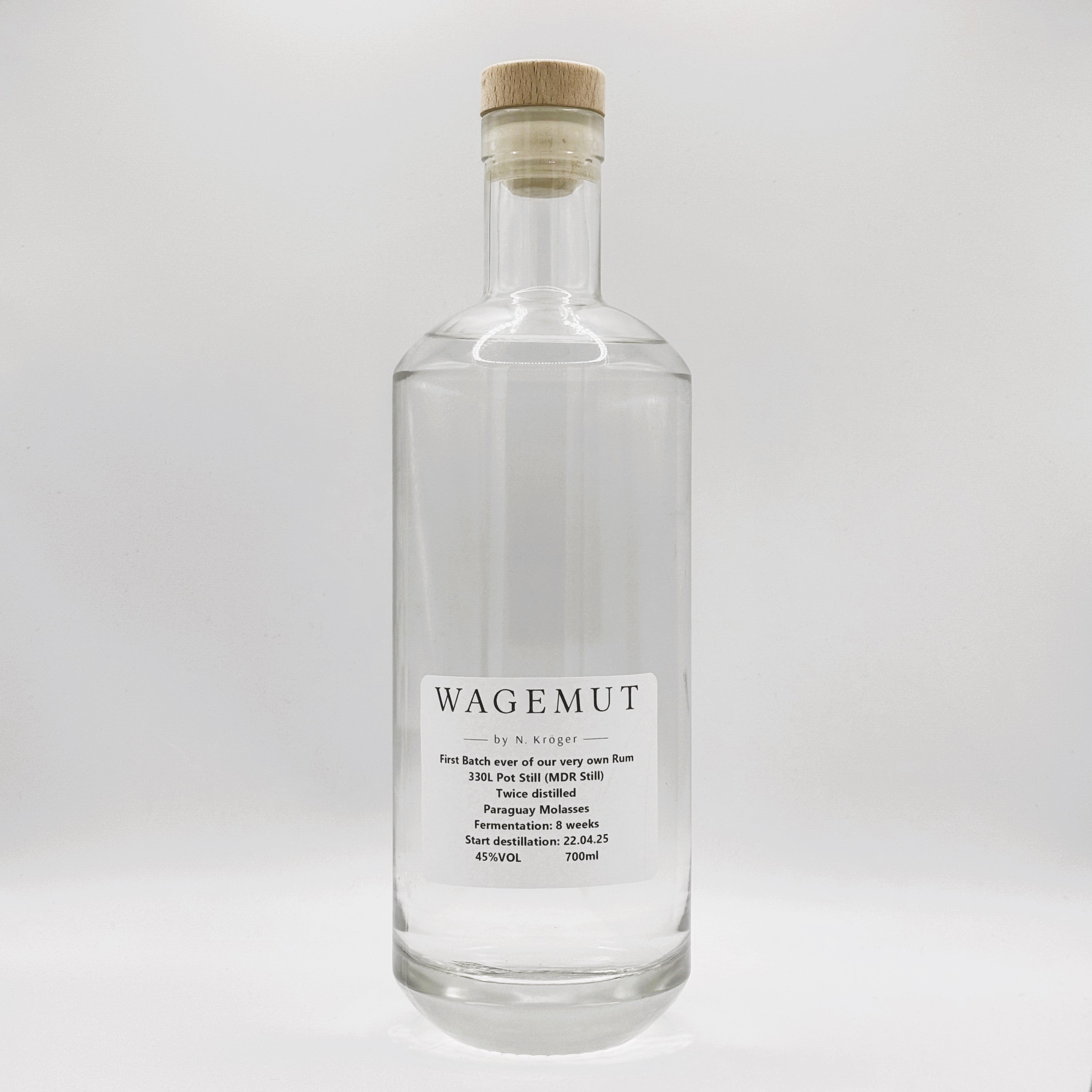 Wagemut erster eigen destillierter Rum!